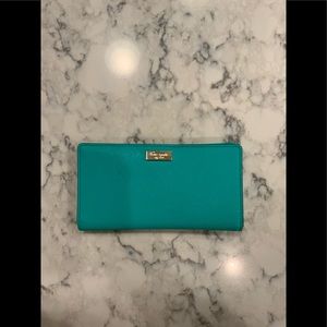 NWT Kate Spade Wallet in Turquoise